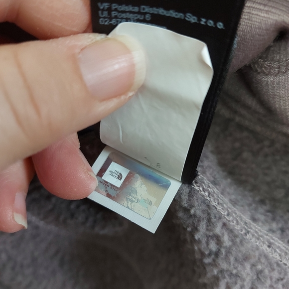 The North Face Fuzzy full Zip hooded jacketsize medium purple - Picture 7 of 8